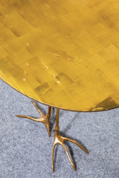 Meret Oppenheim : Tavolo occasionale mod. Traccia  - Asta Made in Gavina - Associazione Nazionale - Case d'Asta italiane