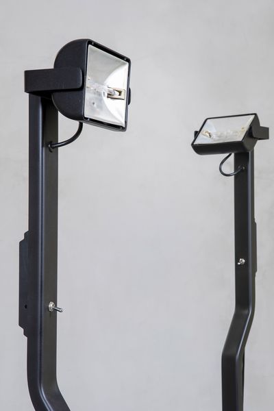 Kazuhide Takahama : Due lampade da terra mod. Sirio  - Asta Made in Gavina - Associazione Nazionale - Case d'Asta italiane