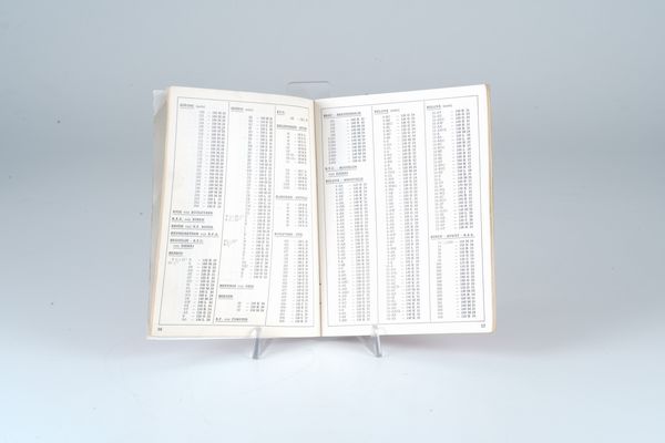 Libretto per calibri (contiene 3820 calibri tra cui Rolex) Copyright 1959  - Asta Pendole e orologi - Associazione Nazionale - Case d'Asta italiane