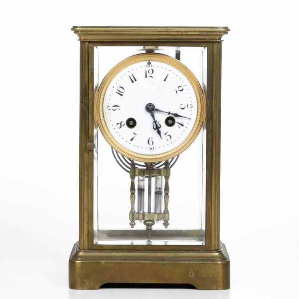 Pendola da tavolo, XX secolo  - Asta Pendole e orologi - Associazione Nazionale - Case d'Asta italiane