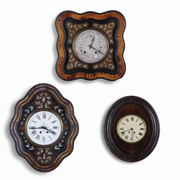 3 orologi occhio di bue  - Asta Pendole e orologi - Associazione Nazionale - Case d'Asta italiane