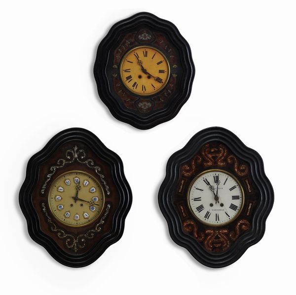 3 orologi occhio di bue  - Asta Pendole e orologi - Associazione Nazionale - Case d'Asta italiane