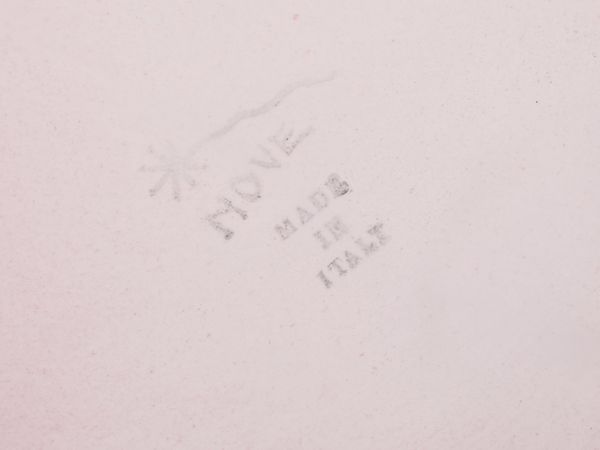 Centrotavola in ceramica, Ceramiche Barettoni Nove  - Asta L'arte di arredare - Associazione Nazionale - Case d'Asta italiane