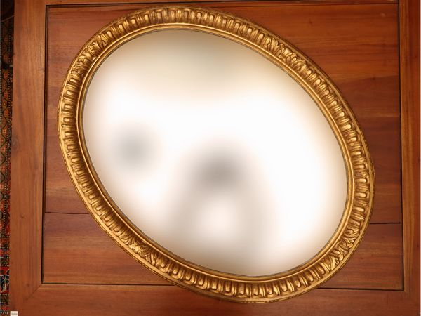 Specchiera in legno intagliato e dorato  - Asta L'arte di arredare - Associazione Nazionale - Case d'Asta italiane