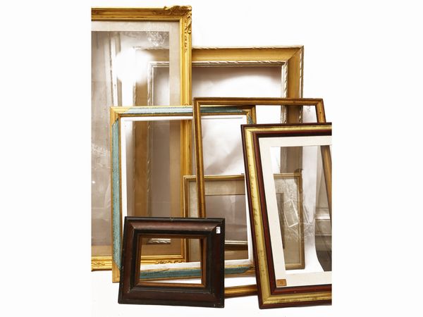 Lotto di cornici  - Asta L'arte di arredare - Associazione Nazionale - Case d'Asta italiane