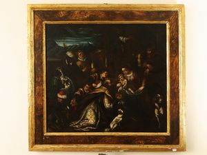 Scuola veneta del XVII/XVIII secolo - Adorazione dei Magi