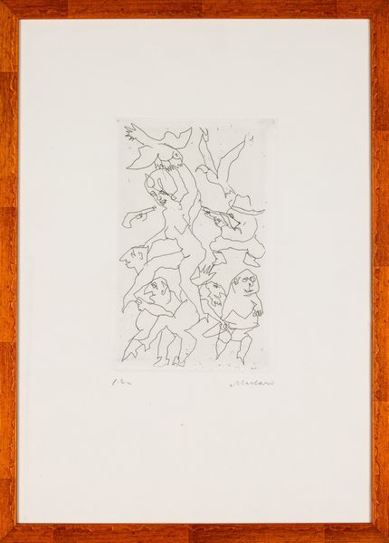 MINO MACCARI : Senza titolo  - Asta Collezione Profenna - Associazione Nazionale - Case d'Asta italiane