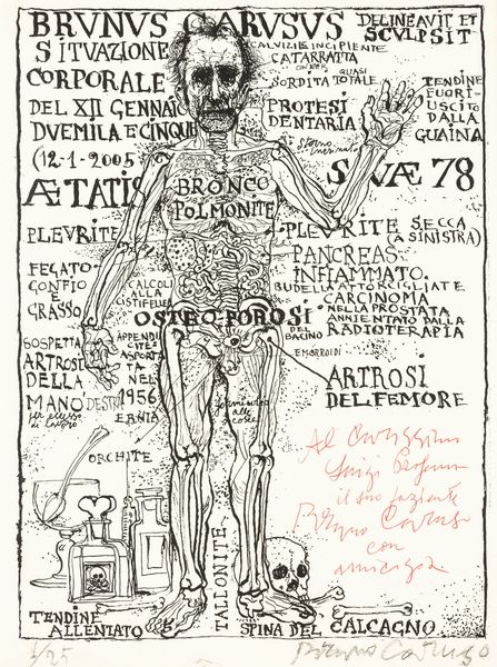 Bruno Caruso : Senza titolo  - Asta Collezione Profenna - Associazione Nazionale - Case d'Asta italiane