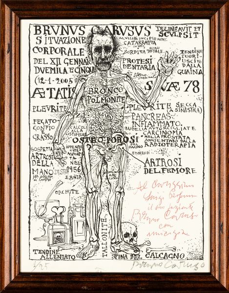 Bruno Caruso : Senza titolo  - Asta Collezione Profenna - Associazione Nazionale - Case d'Asta italiane