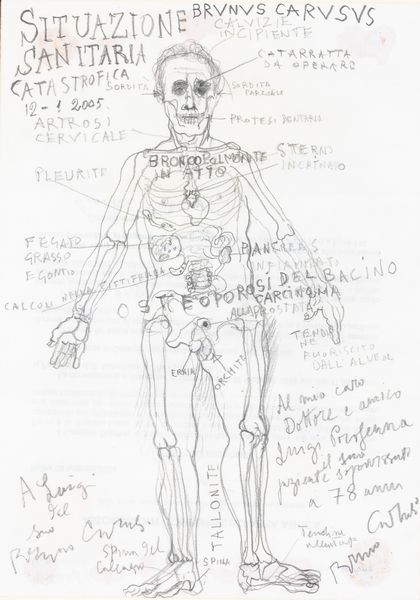 Bruno Caruso : Senza titolo  - Asta Collezione Profenna - Associazione Nazionale - Case d'Asta italiane