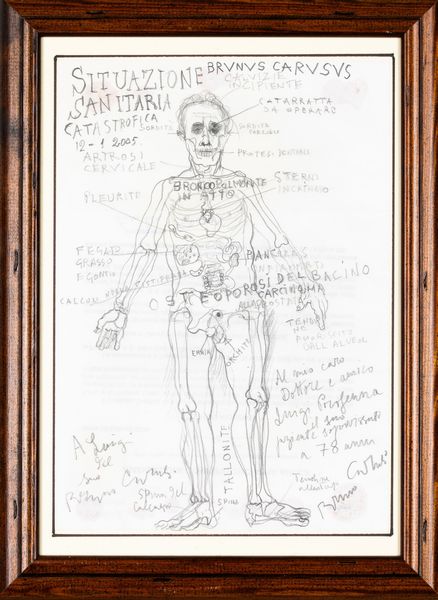 Bruno Caruso : Senza titolo  - Asta Collezione Profenna - Associazione Nazionale - Case d'Asta italiane