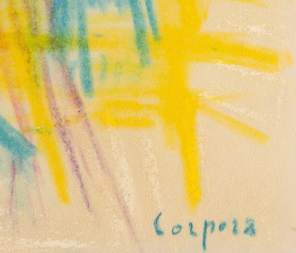 ANTONIO CORPORA : Senza titolo  - Asta Collezione Profenna - Associazione Nazionale - Case d'Asta italiane