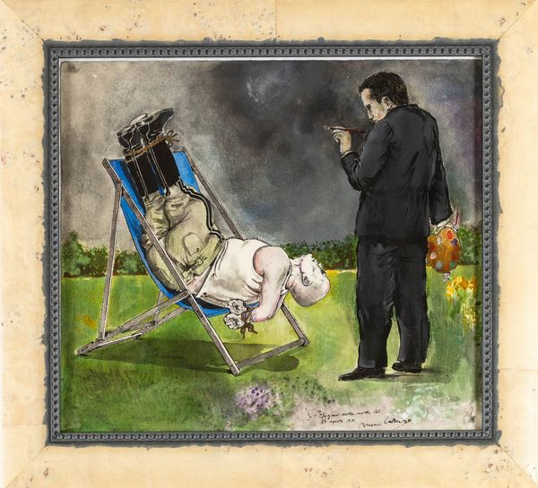 Bruno Caruso : Sogno della notte del 27 agosto 1971  - Asta Collezione Profenna - Associazione Nazionale - Case d'Asta italiane