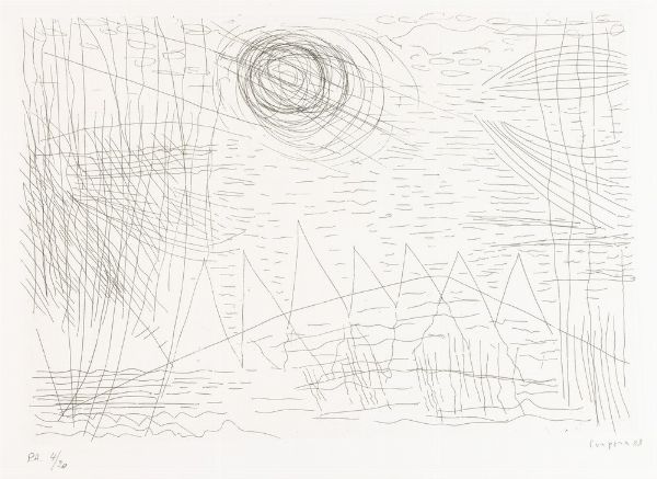 ANTONIO CORPORA : Senza titolo  - Asta Collezione Profenna - Associazione Nazionale - Case d'Asta italiane