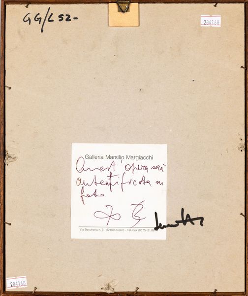 Bruno Ceccobelli : Senza titolo  - Asta Collezione Profenna - Associazione Nazionale - Case d'Asta italiane