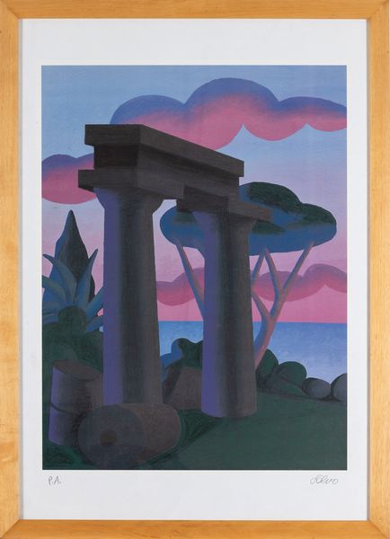 Salvo : Senza titolo (Colonne)  - Asta Collezione Profenna - Associazione Nazionale - Case d'Asta italiane