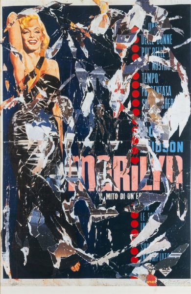 MIMMO ROTELLA : Marilyn  - Asta Collezione Profenna - Associazione Nazionale - Case d'Asta italiane