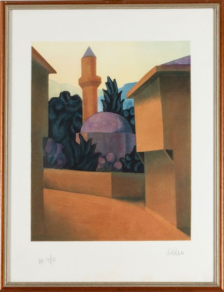 Salvo : Senza titolo (Minareto)  - Asta Collezione Profenna - Associazione Nazionale - Case d'Asta italiane