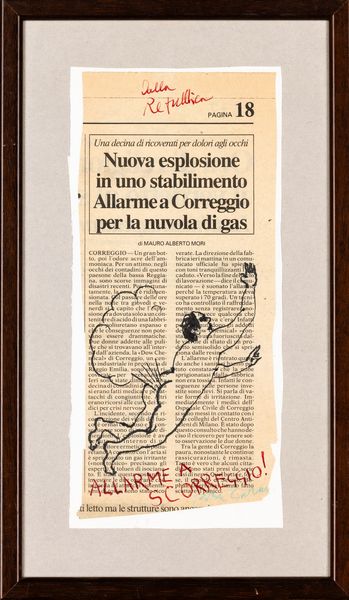 Bruno Caruso : Allarme a Scorreggio  - Asta Collezione Profenna - Associazione Nazionale - Case d'Asta italiane