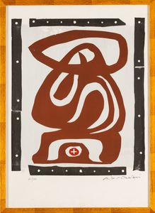 Arturo Carmassi : Senza titolo  - Asta Collezione Profenna - Associazione Nazionale - Case d'Asta italiane