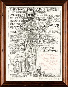 Bruno Caruso : Senza titolo  - Asta Collezione Profenna - Associazione Nazionale - Case d'Asta italiane