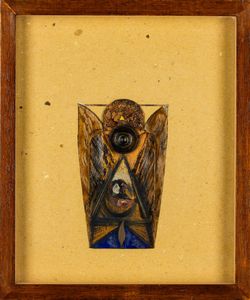 Bruno Ceccobelli : Senza titolo  - Asta Collezione Profenna - Associazione Nazionale - Case d'Asta italiane