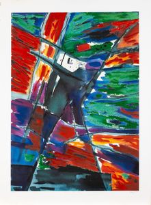 ANTONIO CORPORA : Alba - Rocce e mare - Estate  - Asta Collezione Profenna - Associazione Nazionale - Case d'Asta italiane