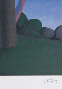 Salvo : Senza titolo (Colonne)  - Asta Collezione Profenna - Associazione Nazionale - Case d'Asta italiane