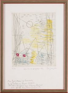 ANTONIO CORPORA : Vento in poppa  - Asta Collezione Profenna - Associazione Nazionale - Case d'Asta italiane