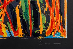 MARIO SCHIFANO : Senza titolo  - Asta Collezione Profenna - Associazione Nazionale - Case d'Asta italiane