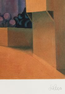 Salvo : Senza titolo (Minareto)  - Asta Collezione Profenna - Associazione Nazionale - Case d'Asta italiane