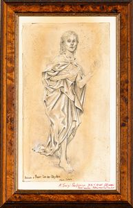 Bruno Caruso : Senza titolo  - Asta Collezione Profenna - Associazione Nazionale - Case d'Asta italiane