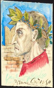 Bruno Caruso - Ritratto di Dante Alighieri