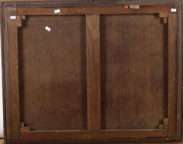 Scuola del XVII secolo Ges� Bambino e San Giovannino  - Asta Dipinti Antichi - Associazione Nazionale - Case d'Asta italiane