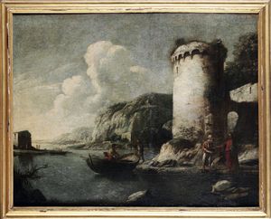 Antonio Travi detto il Sestri, Attribuito a - La vocazione di Simone