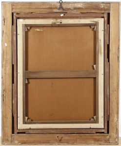 Scuola lombarda del XVIII secolo La filatrice  - Asta Dipinti Antichi - Associazione Nazionale - Case d'Asta italiane