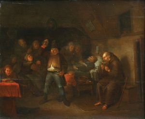 Egbert Van Heemskerck - Familiari al capezzale del malato