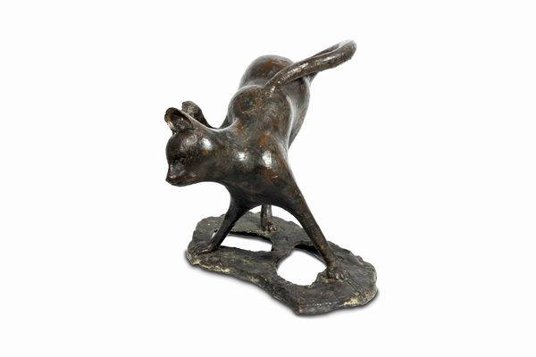 PERICLE FAZZINI : Gatto  - Asta Arte Moderna e Contemporanea - Associazione Nazionale - Case d'Asta italiane