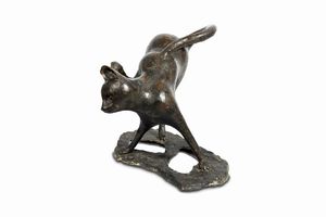 PERICLE FAZZINI : Gatto  - Asta Arte Moderna e Contemporanea - Associazione Nazionale - Case d'Asta italiane