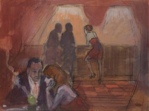 Alberto Sughi - Figure al caff�