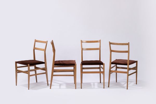 GIO PONTI : Quattro Sedie  - Asta Design e Arti Decorative - Associazione Nazionale - Case d'Asta italiane