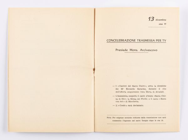 GIO PONTI : Invito  - Asta Design e Arti Decorative - Associazione Nazionale - Case d'Asta italiane