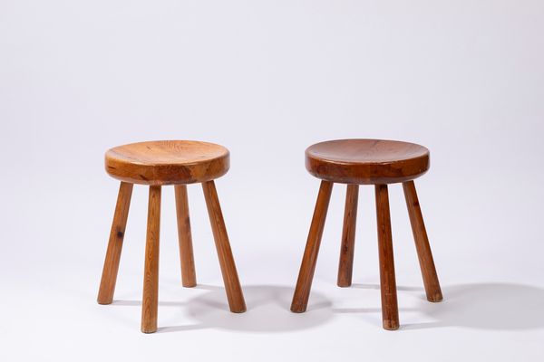 MANIFATTURA FRANCESE : Due Sgabelli  - Asta Design e Arti Decorative - Associazione Nazionale - Case d'Asta italiane