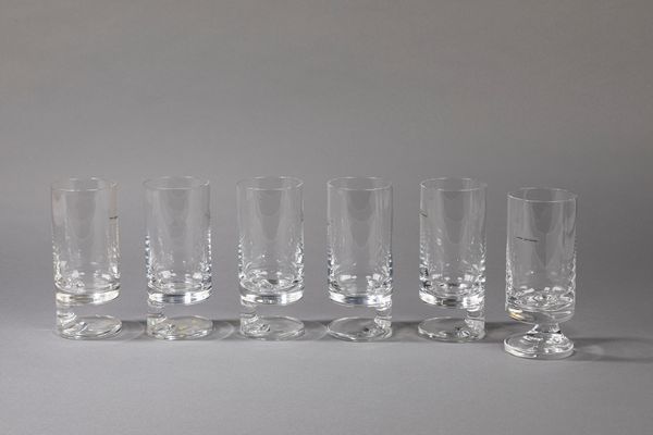 JOE COLOMBO : Set di bicchieri  - Asta Design e Arti Decorative - Associazione Nazionale - Case d'Asta italiane