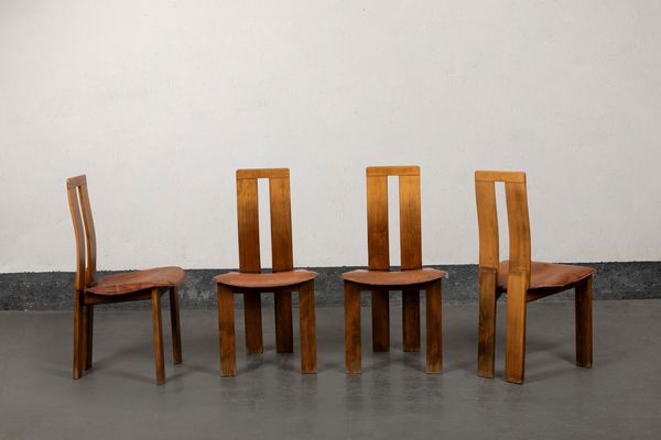 MARIO MARENCO : Quattro sedie  - Asta Design e Arti Decorative - Associazione Nazionale - Case d'Asta italiane