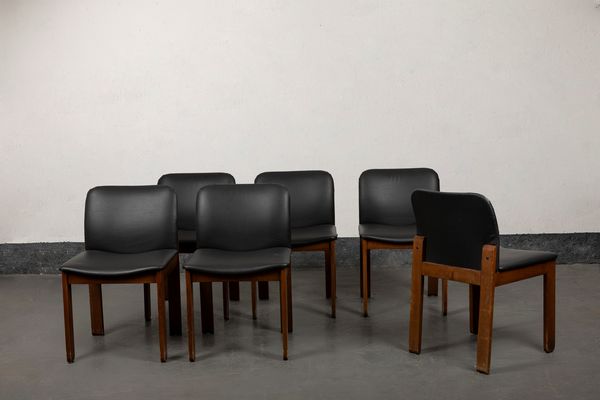 MANIFATTURA ITALIANA : Sei sedie  - Asta Design e Arti Decorative - Associazione Nazionale - Case d'Asta italiane