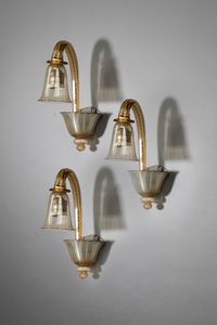 Vittorio Zecchin - Tre lampade da parete