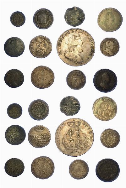 MILANO - MARIA TERESA D'AUSTRIA, 1740-1780. Lotto di dodici monete.  - Asta Numismatica - Associazione Nazionale - Case d'Asta italiane