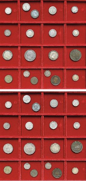 MILANO - NAPOLEONE I, 1805-1814. Lotto di diciannove monete.  - Asta Numismatica - Associazione Nazionale - Case d'Asta italiane