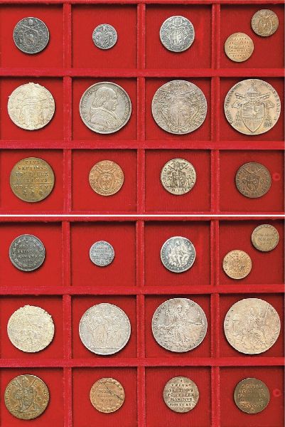 BOLOGNA XVIII/XIX SECOLO. Lotto di tredici monete.  - Asta Numismatica - Associazione Nazionale - Case d'Asta italiane